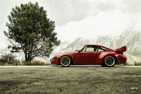 赤ポルシェ911クーペhd壁紙無料ダウンロード Wallpaperbetter