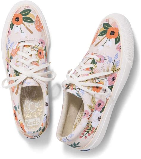 Keds X Rifle Paper Co Anchor Sneakers In Lively Floral Keds Rifle