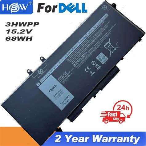 V Wh Hwpp Laptop Battery For Dell Latitude