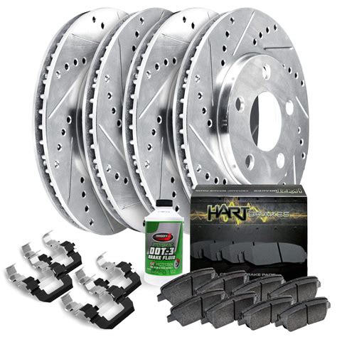 Buy Hart Brakes Front Rear Brakes And Rotors Kit Front Rear Brake Pads