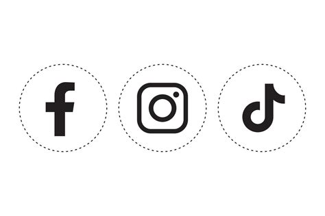 Icono De Facebook Instagram Y Tiktok In 2024 Facebook And Instagram