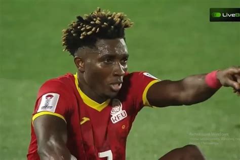 Instagram Joel Kojo Pencetak Gol Penyeimbang Kyrgyzstan Diserbu Netizen