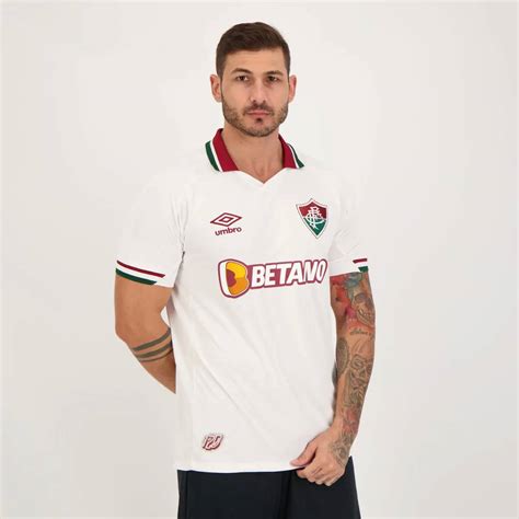 Camisa Umbro Fluminense Ii 2022 Com Patrocínio Futfanatics