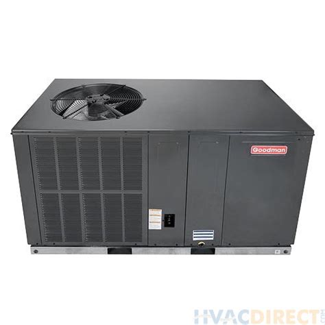 Goodman 4 Ton 16 SEER Dedicated Horizontal Packaged Heat Pump System ...