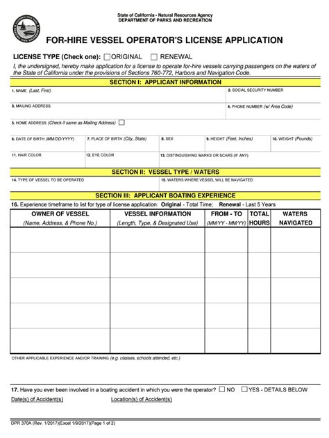 Fillable Online S Afet Y Fir S T Division Of Boating And Waterways