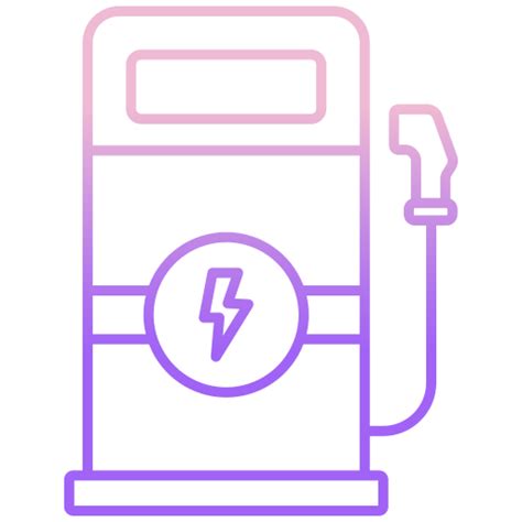Charging station Icongeek26 Outline Gradient icon