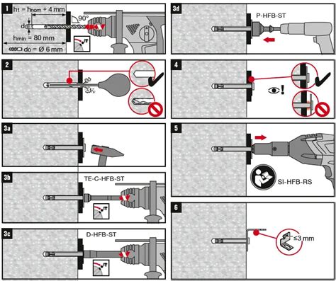 Hilti Hfb R Wedge Anchor Instruction Manual