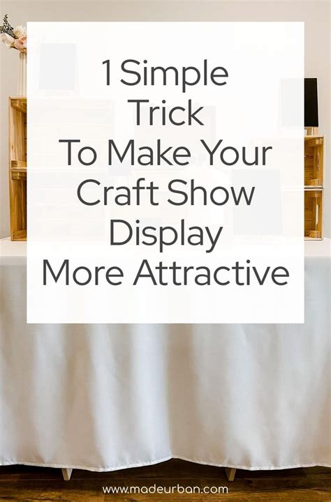 How To Use Repetition In A Craft Show Display Made Urban In 2024