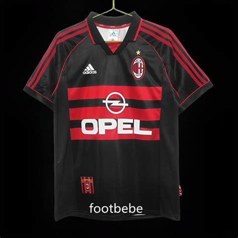 Maillot Ac Milan Vintage Third Footbebe