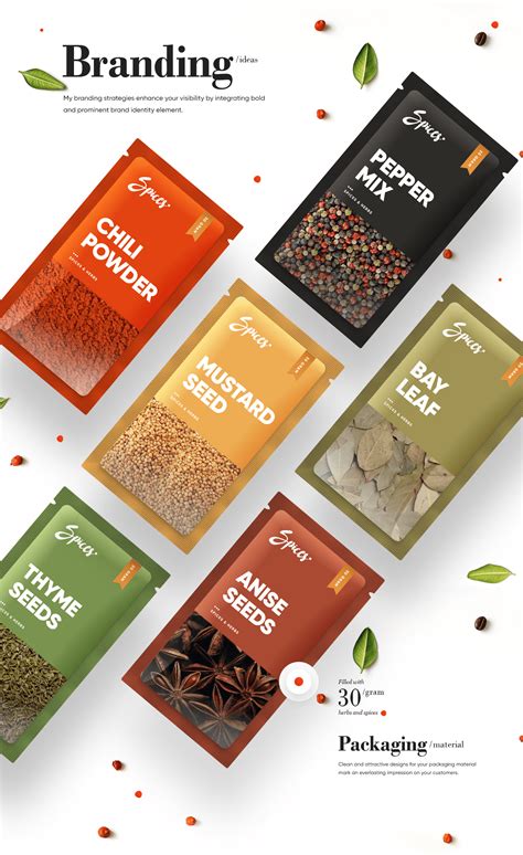 Spices Recipes Website And Branding On Behance