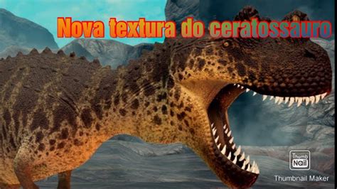 Mostrando A Nova Textura Do Ceratossauro Prior Extinction YouTube