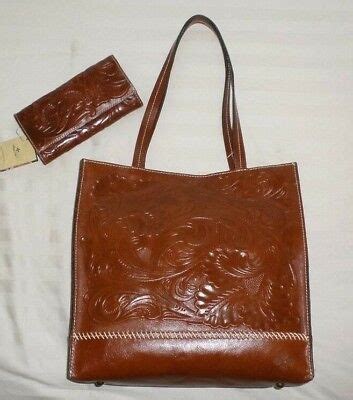 Nwt Patricia Nash Toscano N S Tote Bag Terresa Wallet Tooled Leather