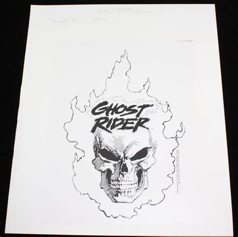 Ghost Rider Head Logo