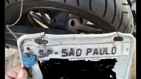 Placa Da Moto Trincada Ou Quebrada Como Resolver Rafasp06 Youtube