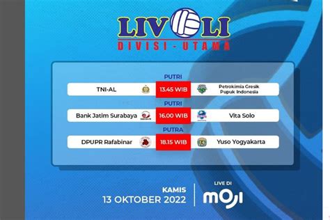 Jadwal Acara Tv Hari Ini Moji Tv Kamis Oktober Ada Uefa Youth