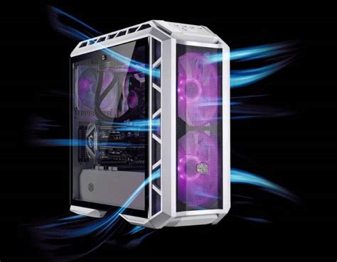 Cooler Master Mastercase H500p Mesh Argb Gaming Case White Wo Psu Acd Tech