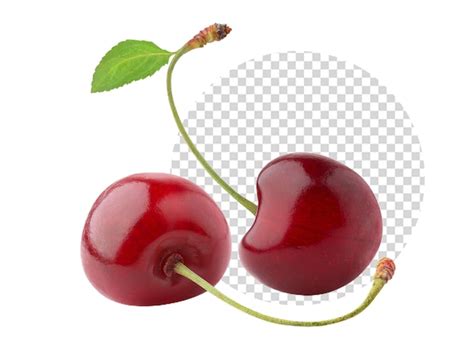 Psd Fruta Cereja Png Psd Premium