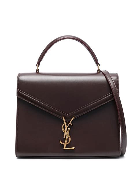 Saint Laurent Cassandra Logo Plaque Shoulder Bag Farfetch