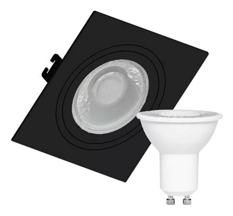 Kit De L Mparas Led Integradas Cuadradas Dicroicas Planas Y Planas