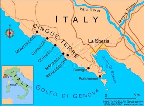 Map Of Cinque Terre Cinque Terre Map Italy Travel