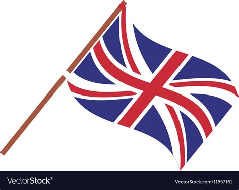 Isolated united kingdom flag design Royalty Free Vector