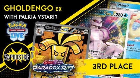 Rd Place Gholdengo Ex Deck With Palkia Vstar From Kyoto Pokemon Tcg