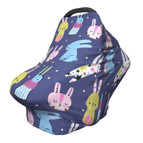 Haiem Cartoon Rabbit Baby Nursing Cover And Nursing Poncho Multi Use