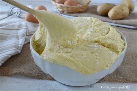 IMPASTO DOLCE LIEVITATO Con Patate Per CIAMBELLE E Frittelle