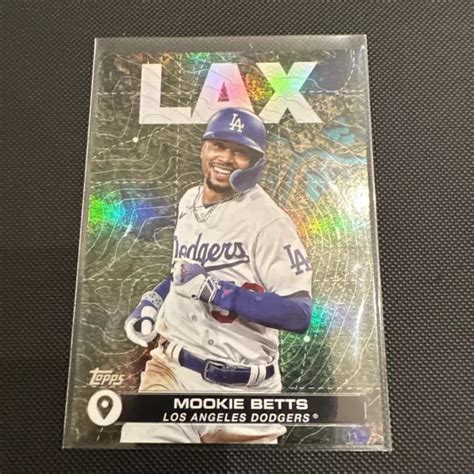 MOOKIE BETTS LAX Réfracteur Topps 2024 série 2 CTC 18 Dodgers de