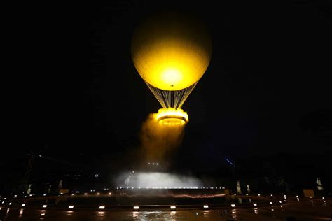 Cauldron At Paris Olympics Looks Like A Hot Air Balloon AsiaEurope Sports