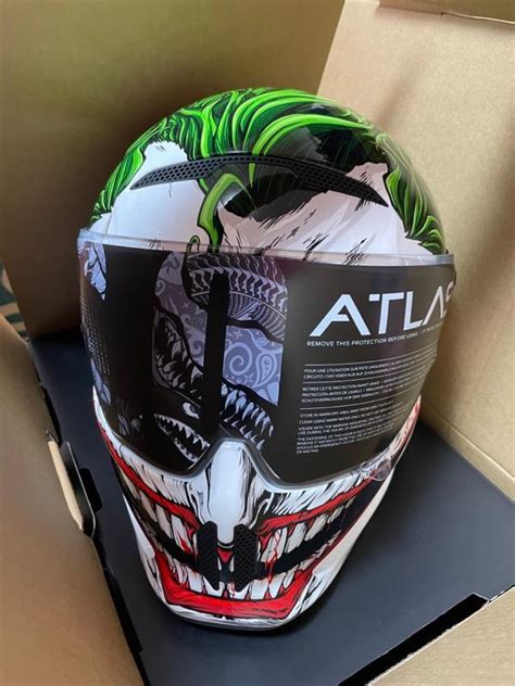 Ruroc Atlas 30 Helmet The Joker のパーツレビュー ニンジャ Zx 6rうたロドninja みんカラ