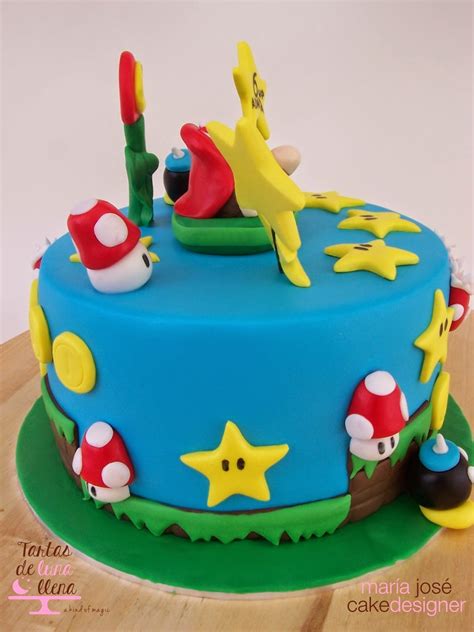 Tartas De Luna Llena Tarta Super Mario Bros Super Mario Bros Cake