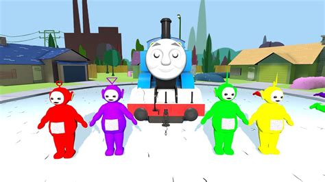 Thomas The Tank Engine And Teletubbies Plays Hide And Seek Youtube