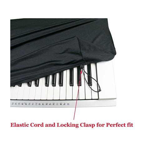 Keyboard dust cover for 61-76 and 88 Key-keyboard with free piano ebook – Quality Music Gear