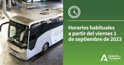 Horarios De Los Autobuses Metropolitanos A Partir Del 1 De Septiembre