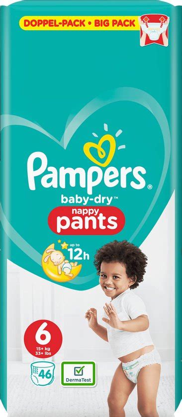 Pampers Baby Dry Pants Maat 6 46 Luierbroekjes Bol