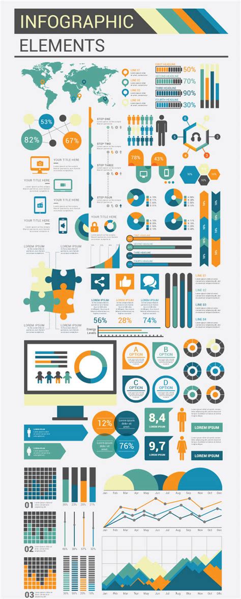 15 Template Desain Infografis Terbaik Di Graphicriver