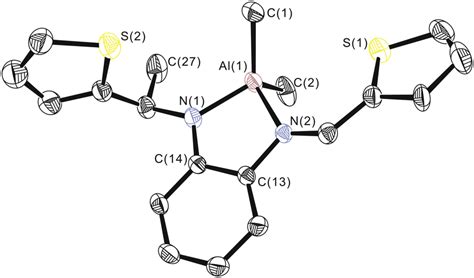 Molecular Structure Of 2 In Crystals Thermal Ellipsoids Are Drawn At