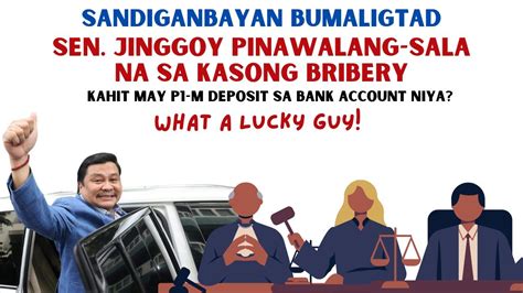 Sandiganbayan Bumaligtad Sen Jinggoy Biglang Wala Na Daw Sala Kahit May P1 M Sa Bank Account