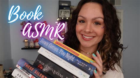 ASMR Books Late Spring Reads 2022 Tapping Tracing Page Flipping