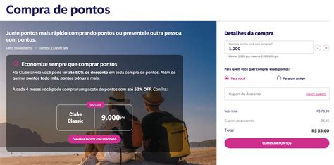 Livelo oferece até 53 de desconto na compra de pontos parcelamento