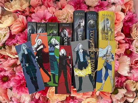 Throne Of Glass Bookmark Set Set Of 6 Bookmarks Inspired By The Covers Of Throne Of Glass