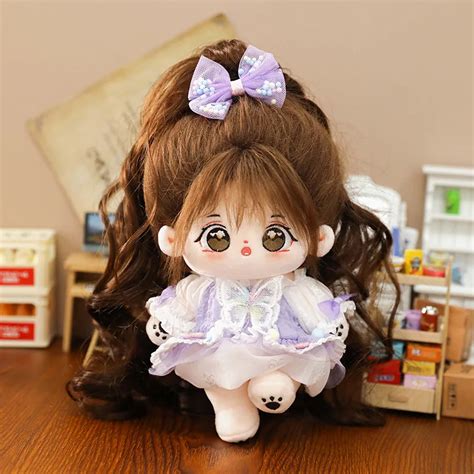 20cm Sevimli Anime Pelu Y Ld Z Bebekler Kawaii Dolmas Zelle Tirme Ekil