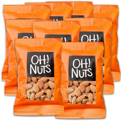 Roasted Salted Almonds Snack Packs - 12CT • Bulk Almonds • Bulk Nuts & Seeds • Oh! Nuts®