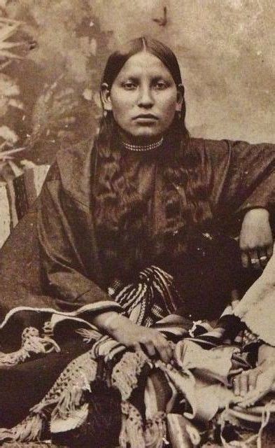 Comanche Woman Circa 1900 Native American History Native American