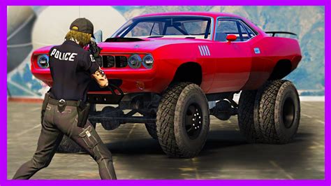 GTA 5 RP PD DESTROYS This 4x4 OFF ROAD TRUCK RedLineRP V3 144