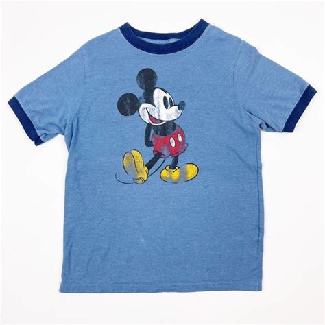 Disney Shirts Tops Disney Parks Vintage Mickey Mouse Ringer Tee