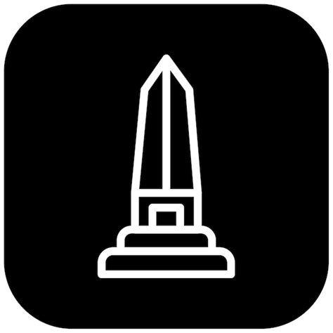 Premium Vector Obelisk Vector Illustration