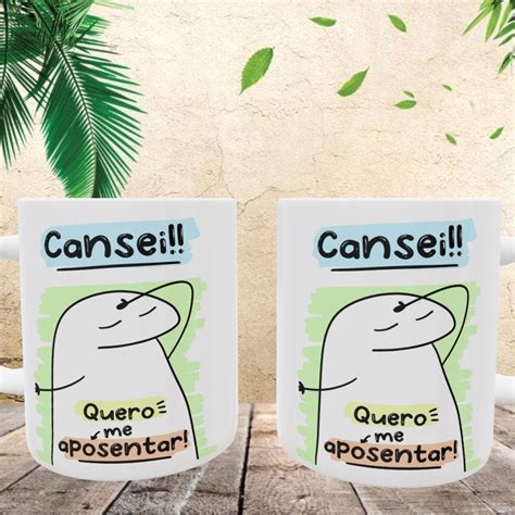 Caneca Personalizada Flork Bento Sincero Cansei Quero Me Aposentar