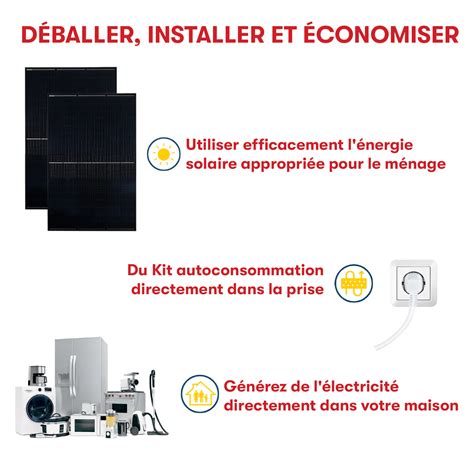 Kit Autoconsommation Panneaux Solaires W Plug And Play Absaar Solar